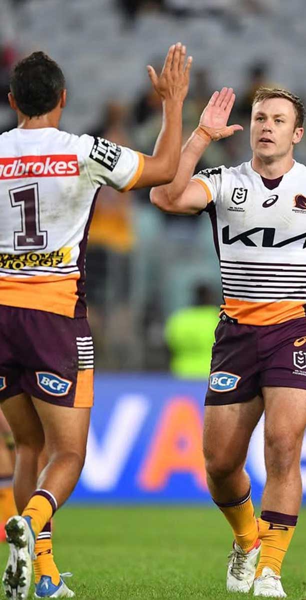 Billy Walters with the Broncos football club