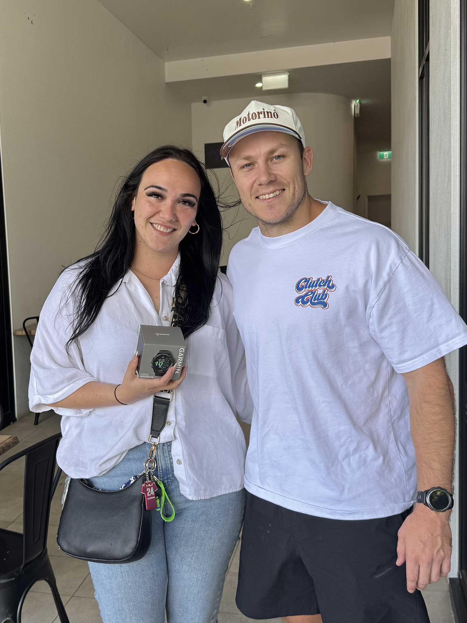 She won a $1k Garmin Watch.